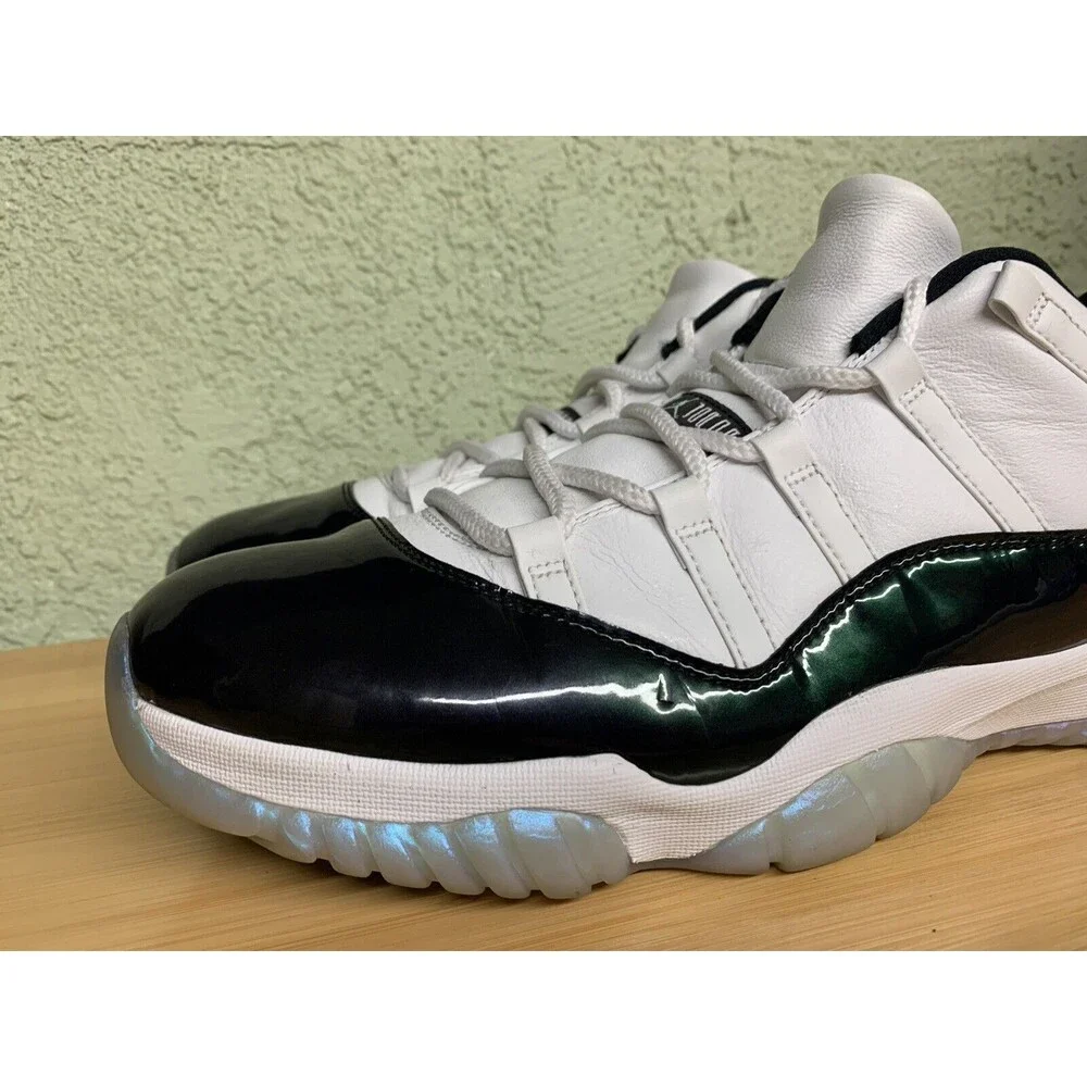 Nike Air Jordan 11 Retro Low Iridescent Emerald OG XI 52895–145 Men Size‎ 14